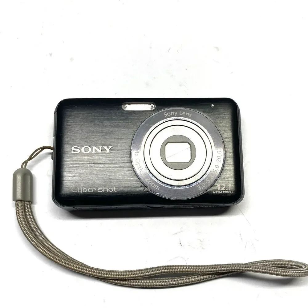 Sony Cybershot DSC-W310 12.1 MP Black Digital Camera New Battery 8GB SD Card